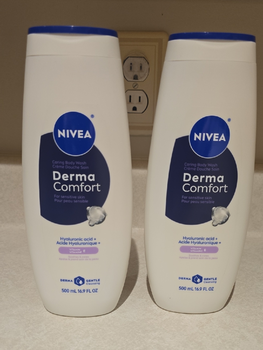 Nivea Derma Comfort Caring Body Wash Lot Of 2 X 16.9 Oz
